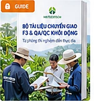 Bìa bộ tài liệu chuyển giao F3 và QA/QC khởi động