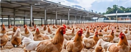 Trang trại gà áp dụng mô hình tuần hoàn tại Long An
